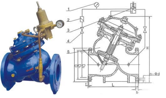 K8凯发官网网址活塞式安全泄压阀AX742X结构图