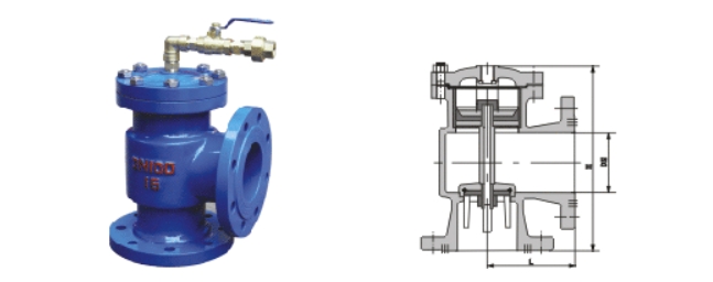 K8凯发官网网址液压水位控制阀H142X结构图